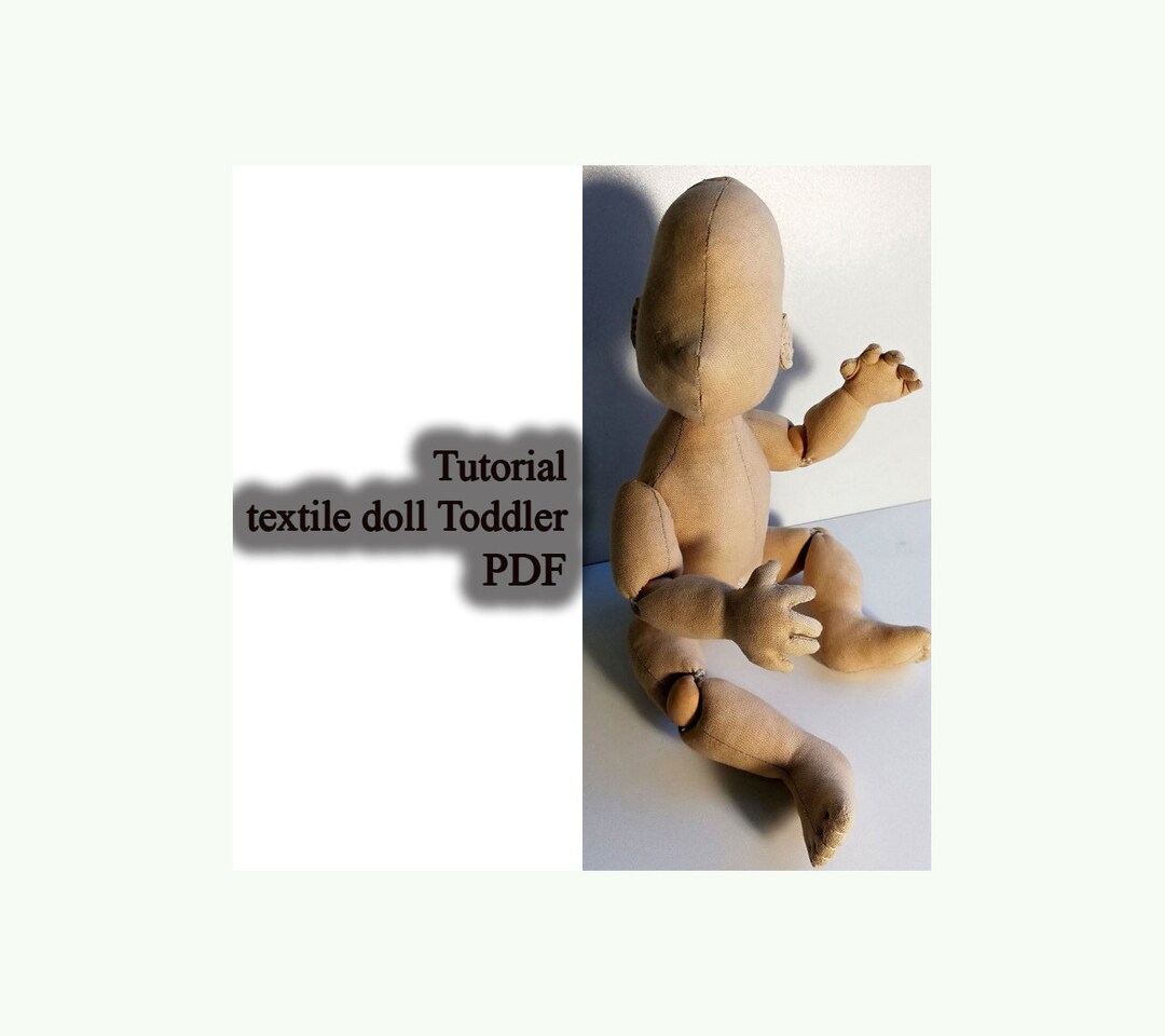 Cloth Doll Pattern and Tutorial. Pattern Ball Jointed Soft - Etsy