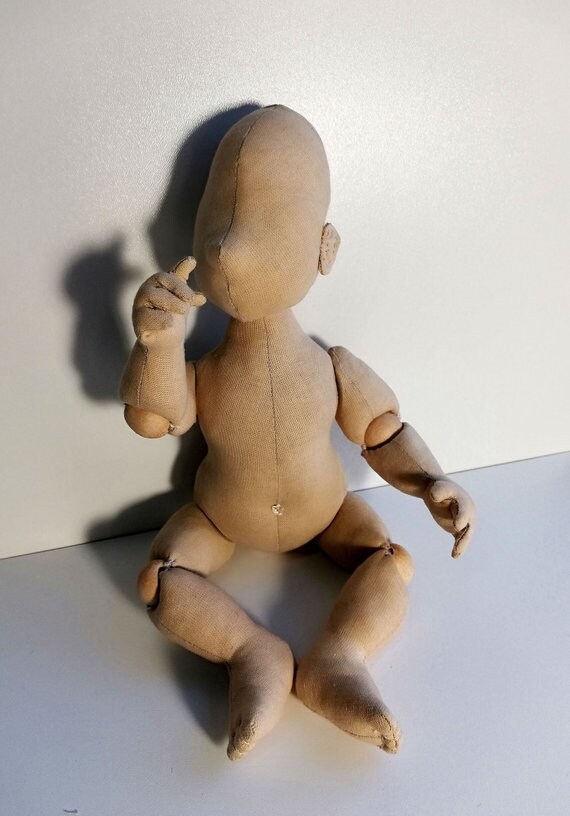 Cloth doll pattern. Pattern ball jointed soft doll Toddler. | Etsy
