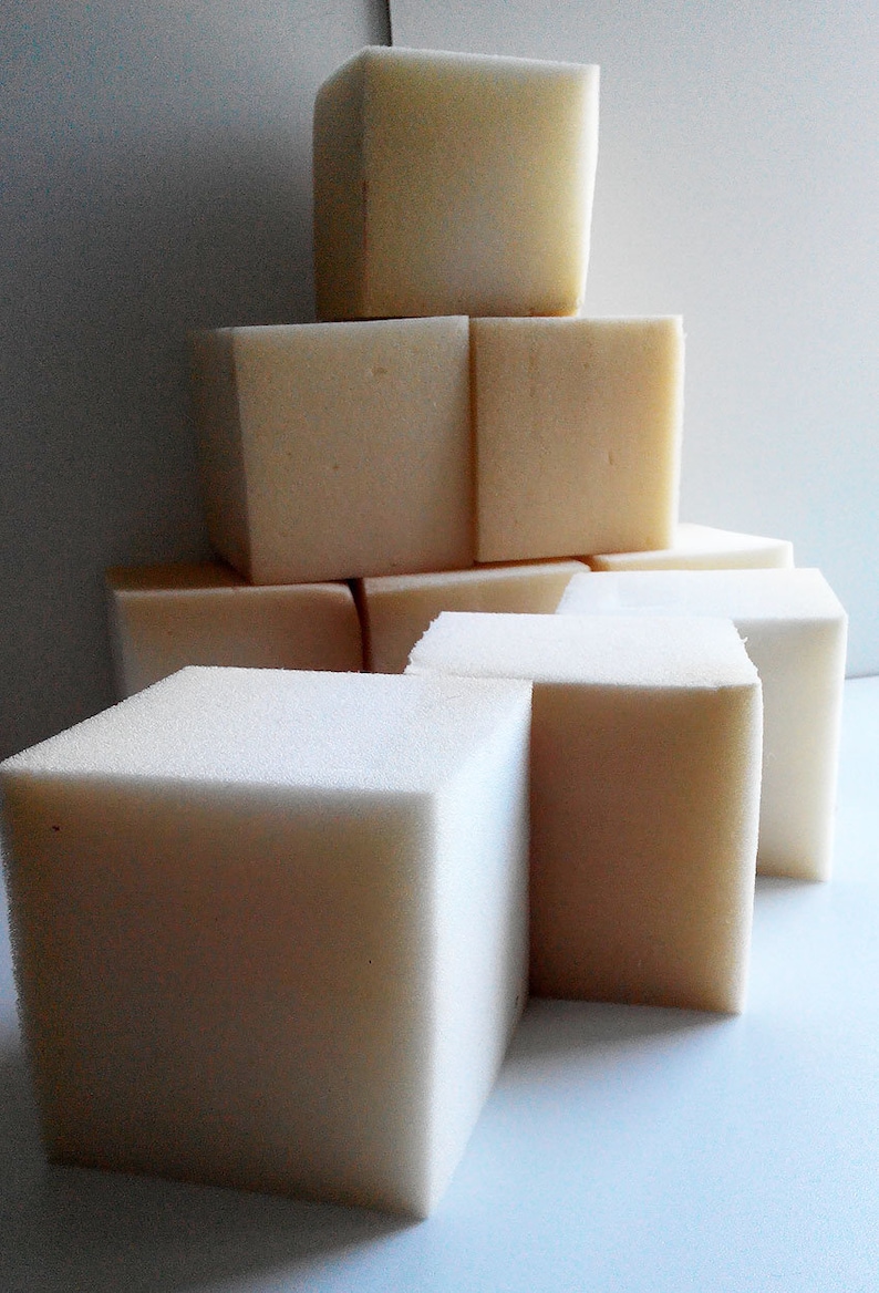 Set 9 pieces of soft lightweight cubes of foam rubber in Etsy