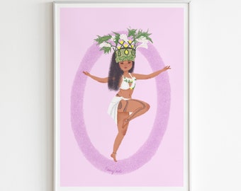 Heiva i Tahiti 2023 MA - Art print - Illustration - Poster - Postcard