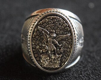 Saint Michael the Archangel Silver Jewelry St Michael the