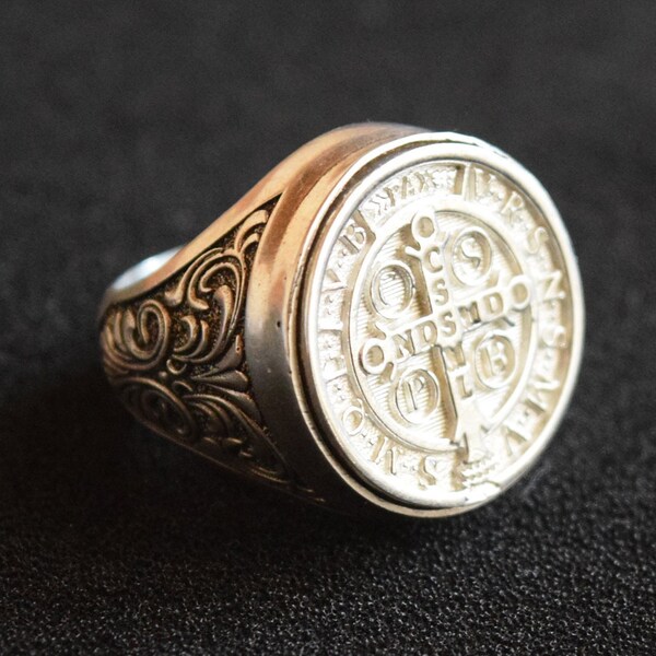 Saint Benedict Ring - Etsy