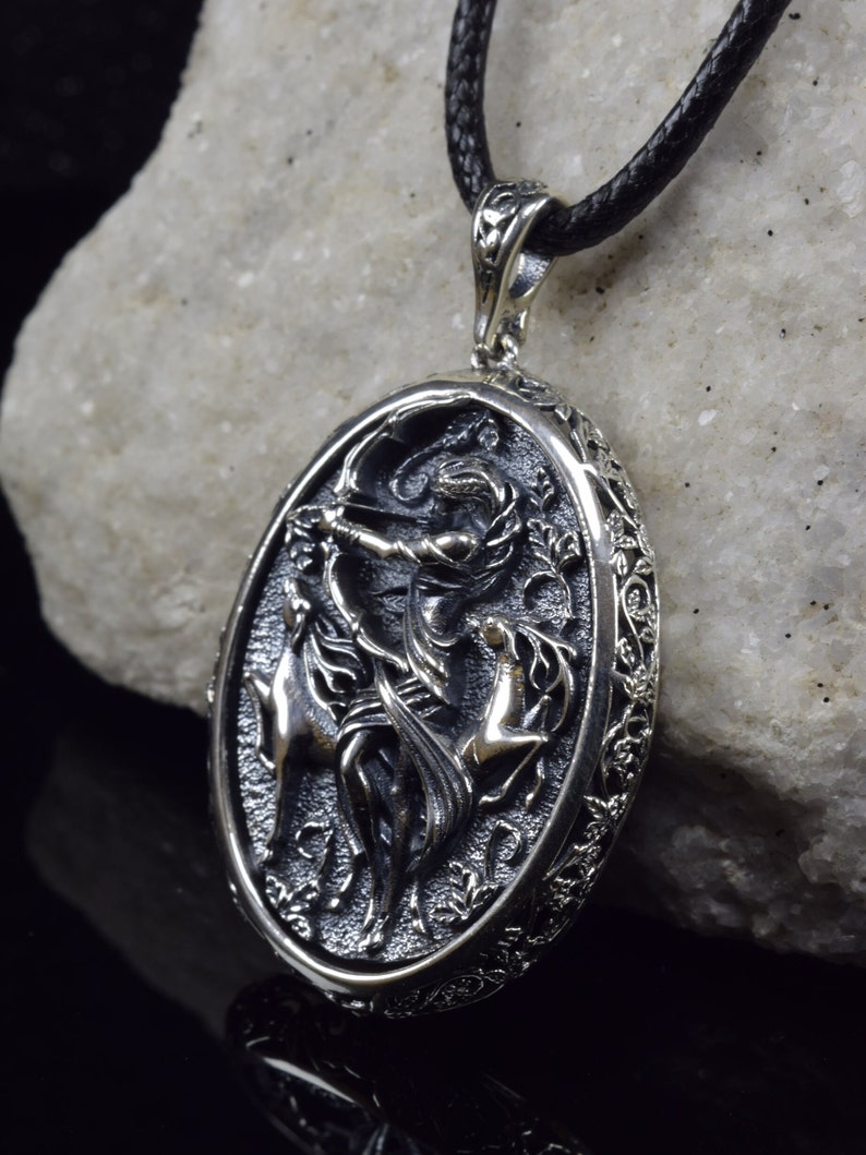 Goddess Diana the Huntress Pendant Necklace Gift for Her and - Etsy