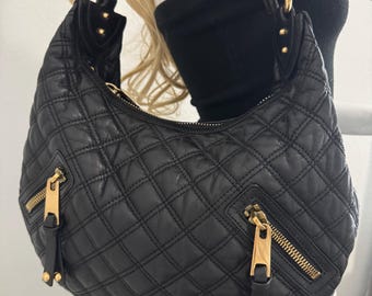 Y2K Marc Jacobs Leather Quilted Banana Hobo Bag - Etsy