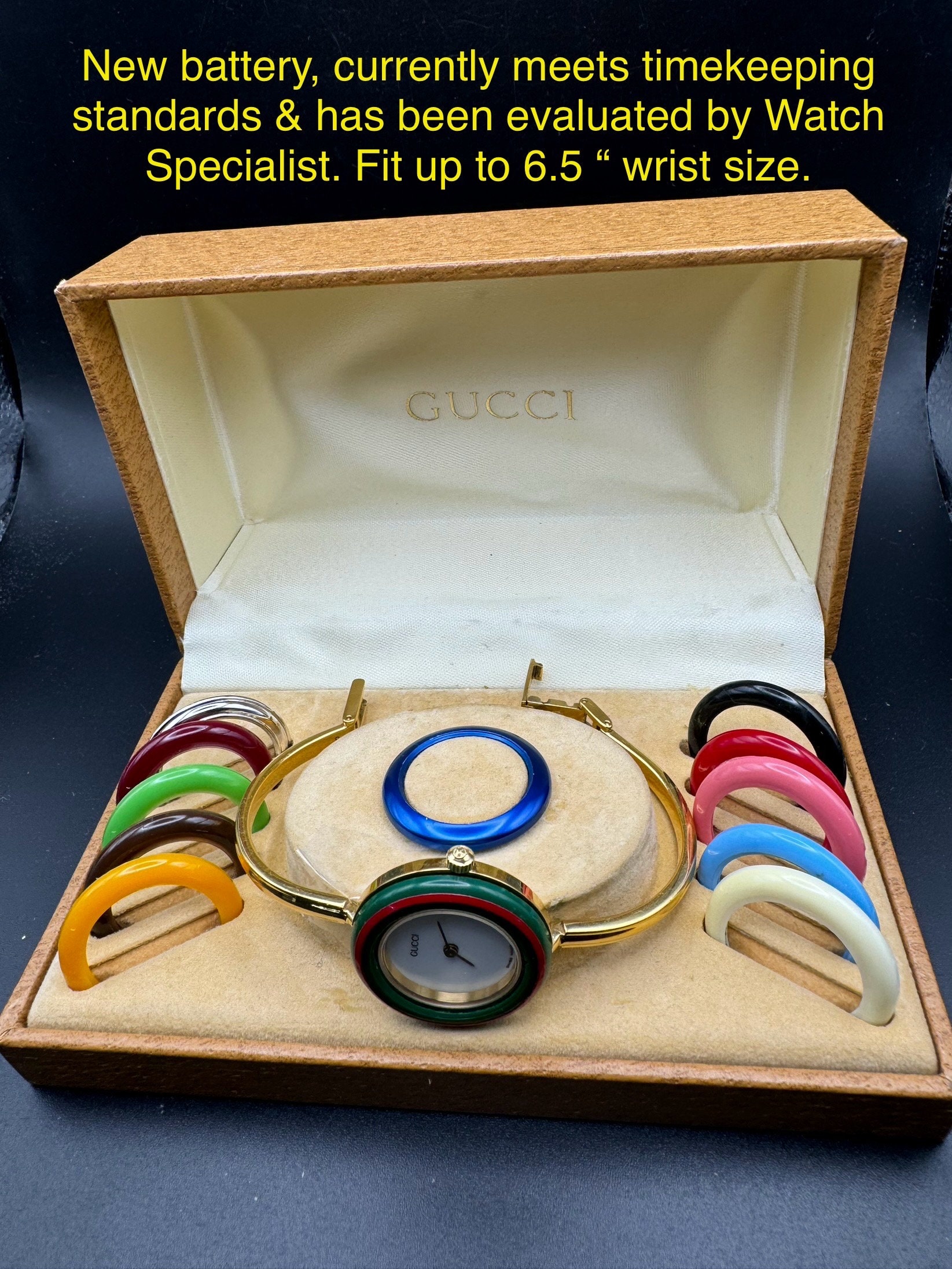 Gucci watch deals color changeable