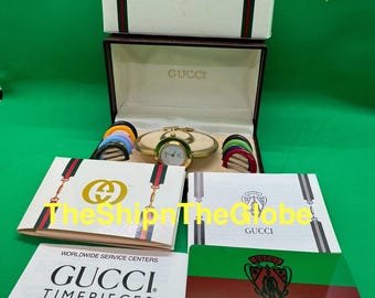 Vintage Green Marble Bezel for Gucci 1100/1200 Bezel Watch  display picture 3