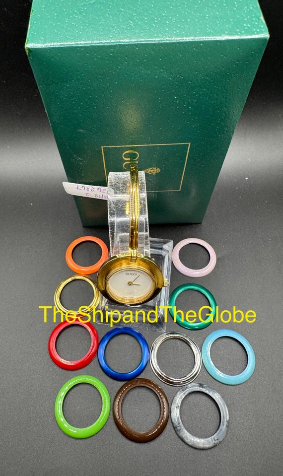 Authentic Gucci 11 Interchangeable Bezel Watch - image 1