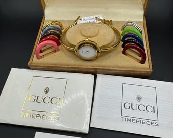 Gucci Bracelet Vintage Watch Genuine - Etsy Gucci Bracelet Vintage Watch Genuine - Etsy