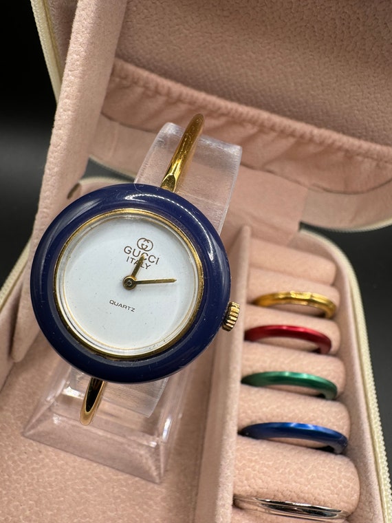Orologio gucci shop con cerchietti colorati
