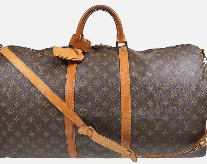 Authentic Louis Vuitton Monogram Travel Bag Etsy