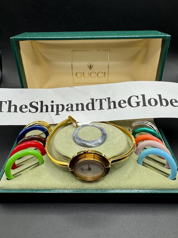 Authentic Gucci 11 Interchangeable Bezel Watch - image 8