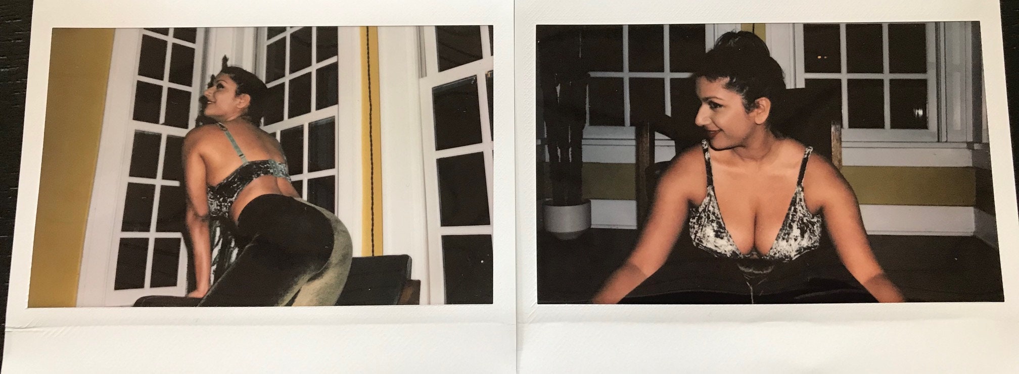 2 Signed Polaroids, Indian Model, Devi Googlymonstor Dakini Instax Wide  Instant Film Collectable Green Velvet - Etsy