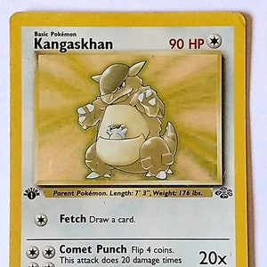 Pokemon Jungle 1st Edition Holofoil Card #5/64 Kangaskhan