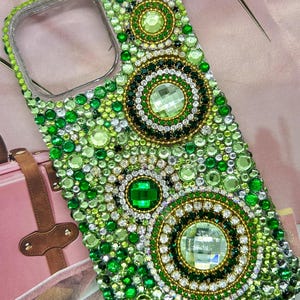 Luxury phone case, rhinestone phone case, samsung case, iPhone case, bling phone case, cell phone covers, sparkly case, gift for Christmas