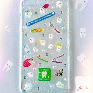 DENTIST phone case, Dental PHONE CASE, Dental Hygienist Assistant Case, Gift Case for dentist, Teeth tooth theme, Graduation Gift for Her