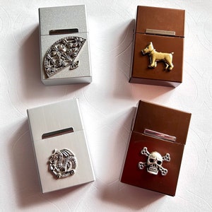 PORTASIGARETTE, Portasigarette, Accessori per fumatori, Portasigarette tascabile personalizzato, Portasigarette uomo donna, Portasigarette personalizzato