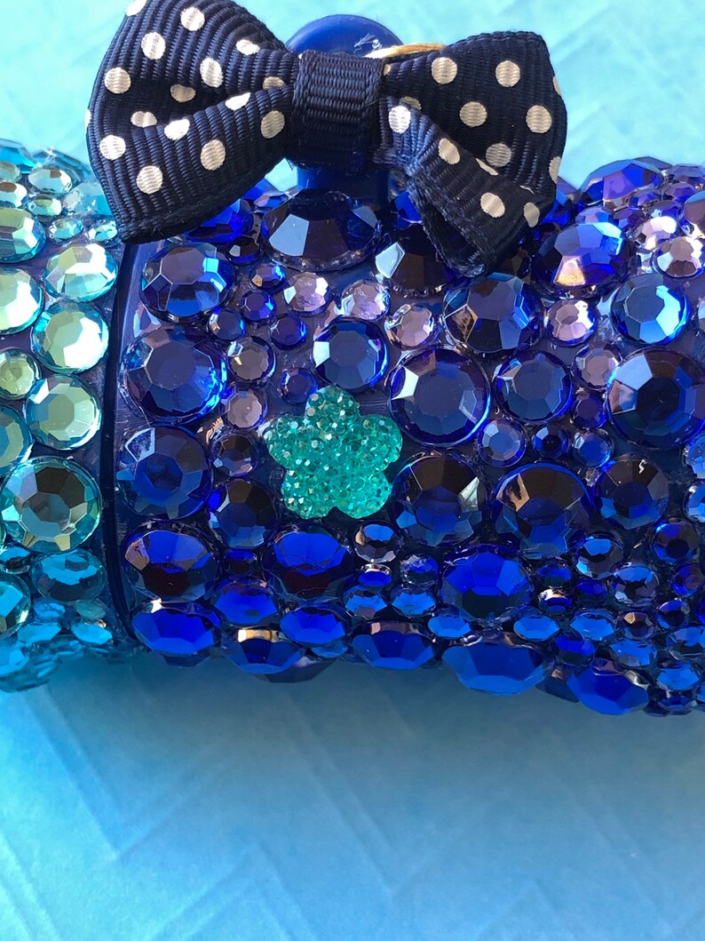 Blue DOG poop bag HOLDER. FASHION accessories for dogs Etsy