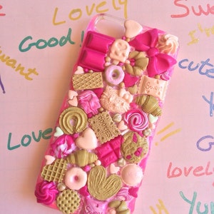 COOKIES phone case. KAWAII phone case, 3D phone case, food phone case, decoden phone case, strawberry phone case image 9