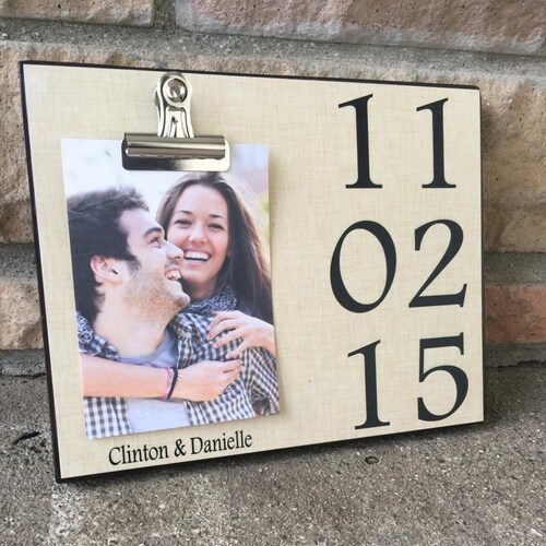 Personalized Picture Frame Wedding Gift Anniversary Gift Etsy