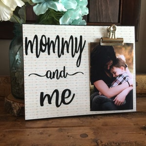 New Baby Picture Frame, Mommy and Me, New Mom Gift, Nursery Decor, Mothers Day Gift image 1