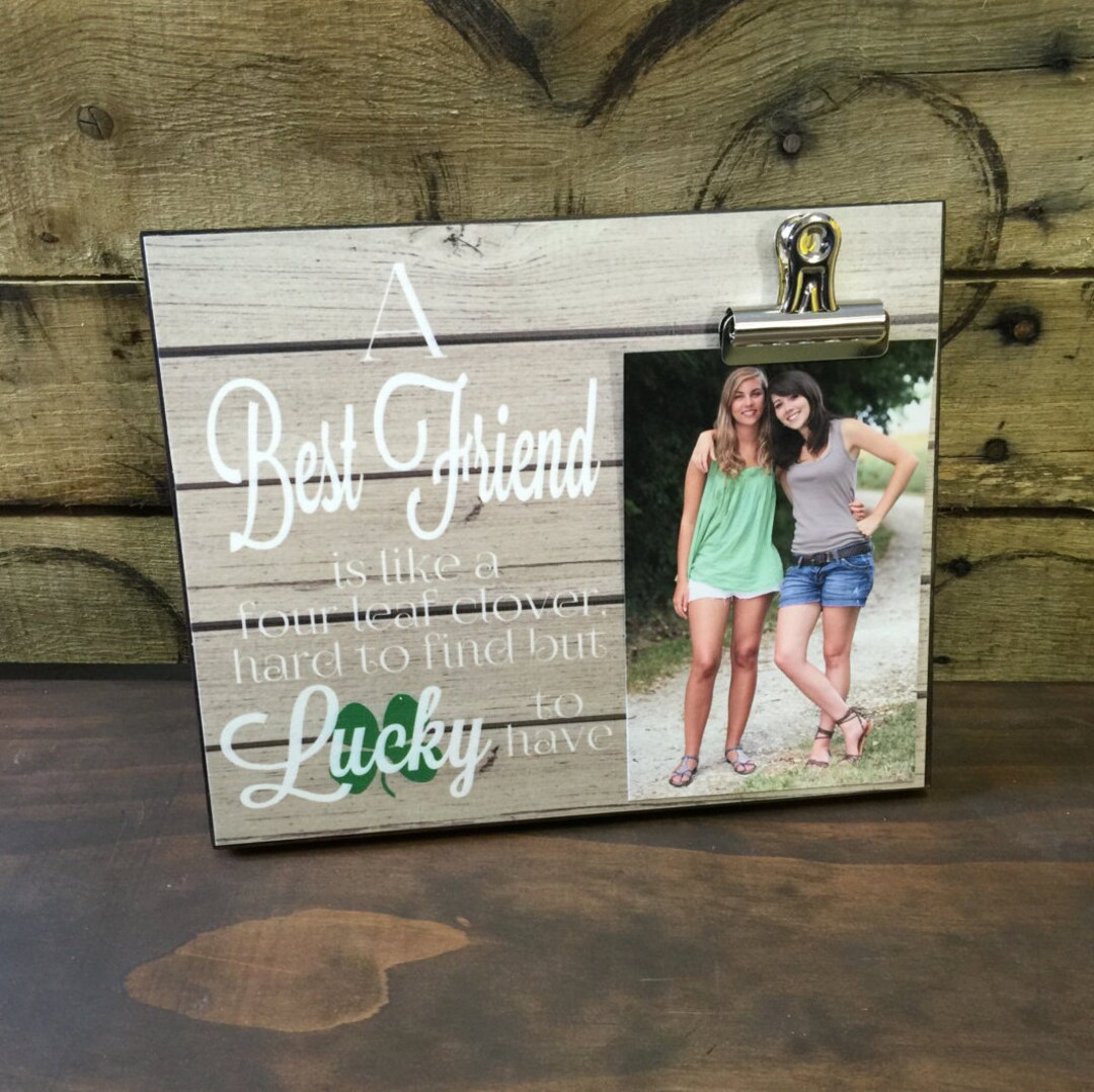 Personalized Photo Frame for Best Friend Friendship Gift Etsy