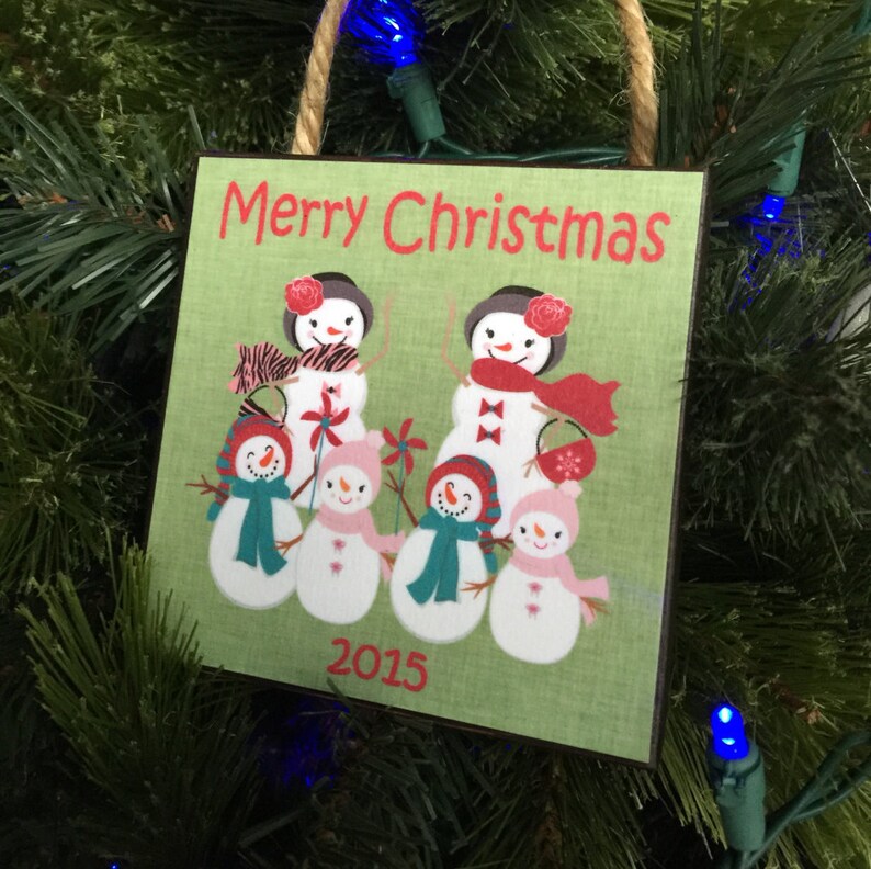 Personalized Christmas Ornament, Family Gift, Grandparents Gift, Christmas Gift image 1