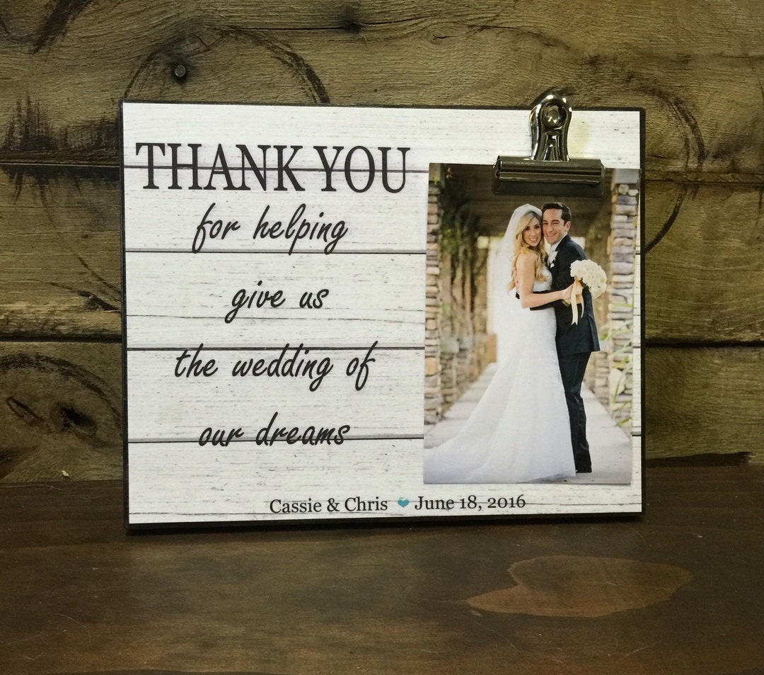 Wedding Officiant Gift, Wedding Gift, Thank You for Helping Give Us the