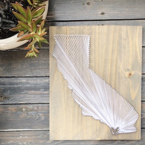 California String Art/ California Gift/ California Sign - Etsy