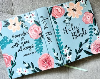 Hand painted Bibles