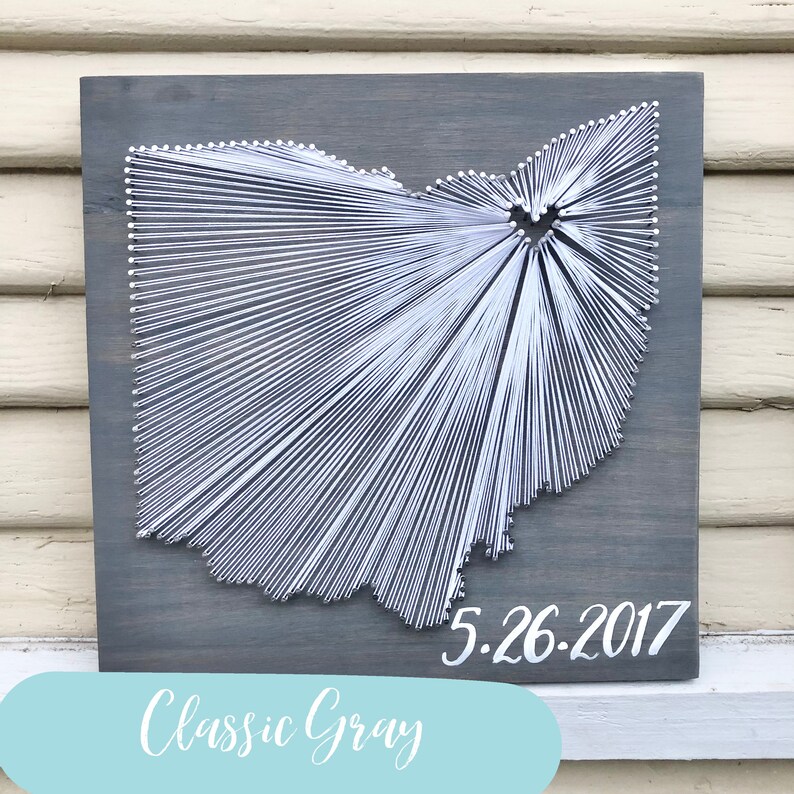 Ohio String Art Sign / Ohio Sign / Ohio Gift - Etsy