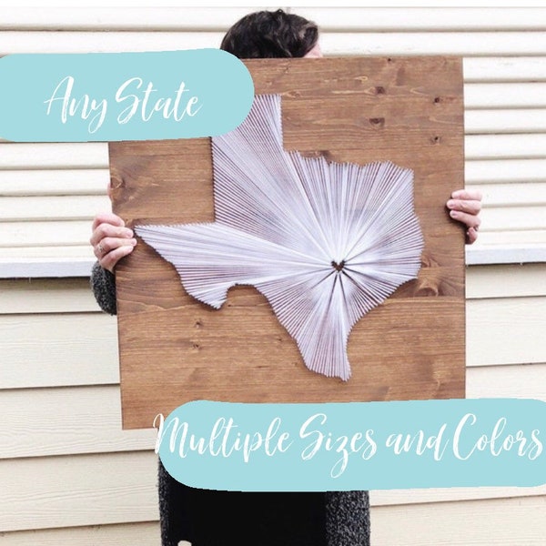 State String Art - Etsy