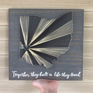 Ohio String Art Sign / Ohio Sign / Ohio Gift - Etsy