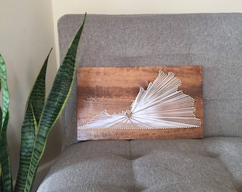 Virginia String Art/ Virginia sign/ Virginia gift