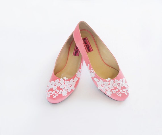 blush pink flats