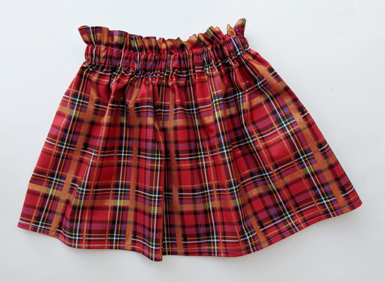 Buffalo Plaid Girls Skirt Christmas Plaid Skirt Red Plaid Etsy