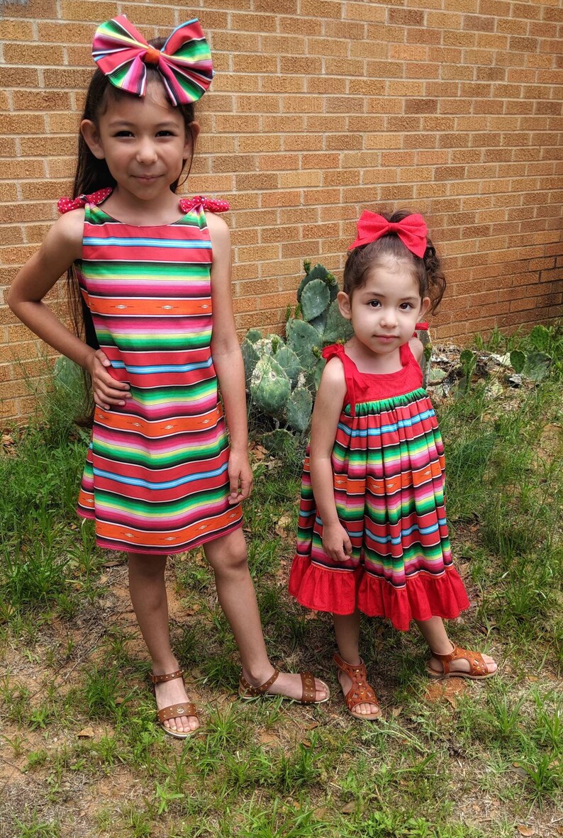 mexican serape dress