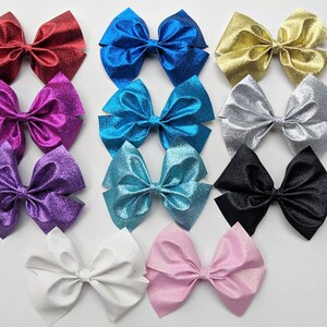 Solid Bows- Birthday Solid Bows- Vinyl Solid Bows