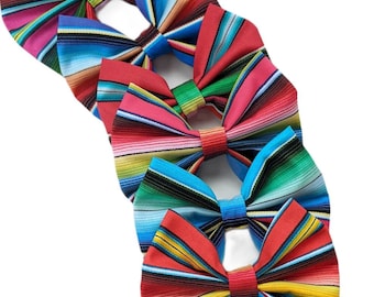 Serape Bow: Fiesta Cotton Hair Bow