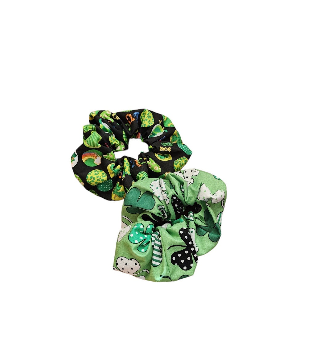 st patricks day scrunchy