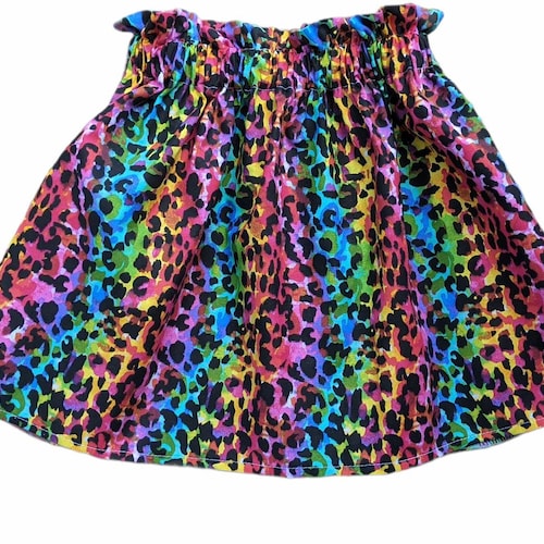 Young Girl Woven Leopard Print Slim-Fit Casual Skirt | SHEIN A