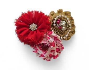 Lazo de flores desgastado para cumpleaños de bebé - Diadema de flores para bebé - Lazo desgastado para primer cumpleaños - Diadema de flores desgastada