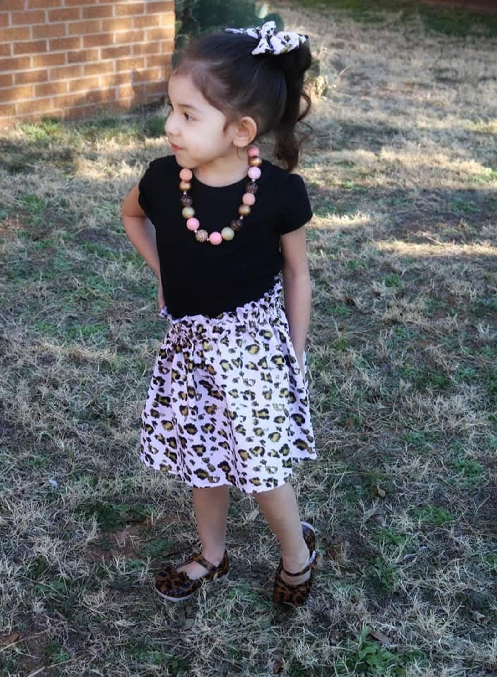 Jupe Fille Amy Byer – Taille S, Motif Léopard, Mini Jupe, Occasion Très Bon état