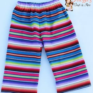 Serape Pants- Fiesta Serape Pants- Unisex Pants- Unisex Serape Pants