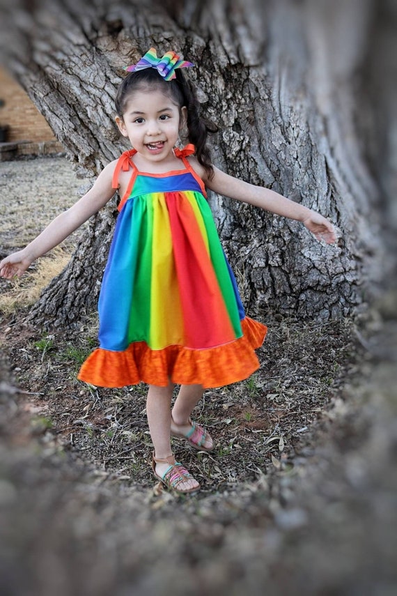 Rainbow girls outfit online