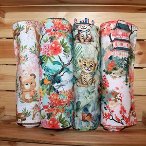 Rolo de 5 folhas de papel toalha lavável e ecológico, muito colorido