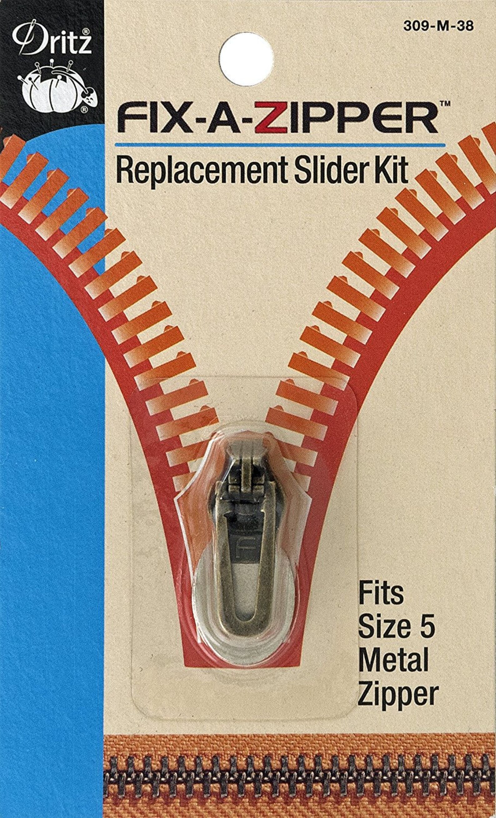 Dritz Fixazipper Fix Size 5 Metal Zipper 309M38 Etsy Canada