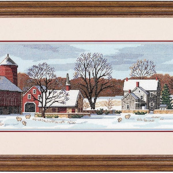 Dimensions Counted Cross Stitch Kit - Scenic Farm