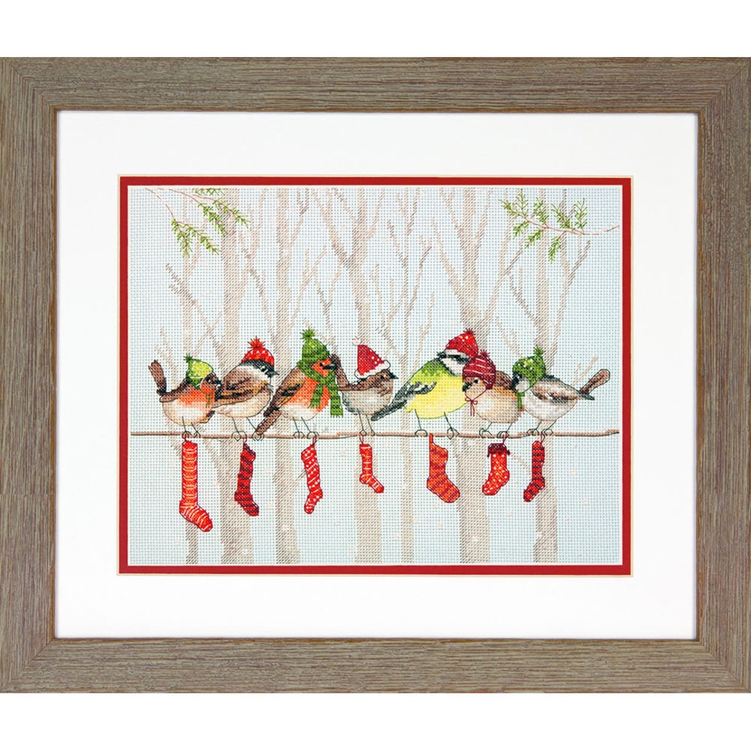 Dimensions Counted Cross Stitch Kit 5"x7"-grandkids (14 Count