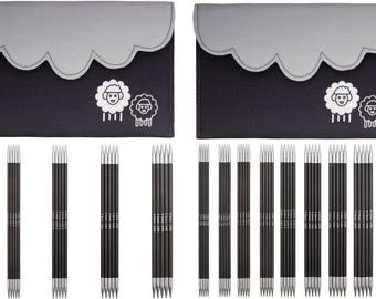KnitPro Karbonz 6-inch breinaaldensets, standaard, standaard