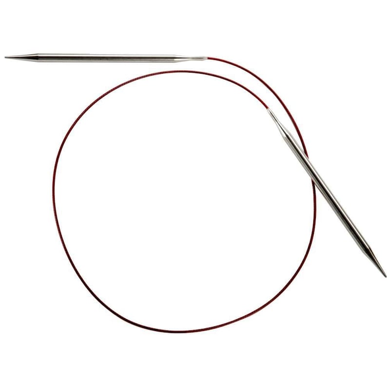 ChiaoGoo Knit RED Circular Needle 30cm 1.75mm - 1pc